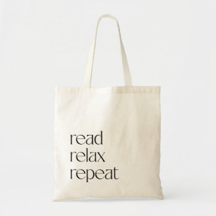 Minimilastic Bok Reader Tote Tygkasse