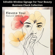 Minimilistisk konst Linje Ansikte Blommor Skönhet 