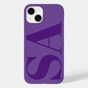 Minimimonogram för modern lila