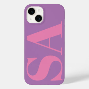Minimimonogram för modern rosa