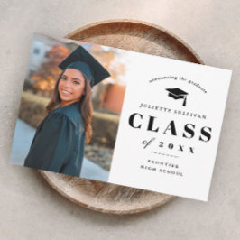 Minimityp Foto Studenten Inbjudan Vykort