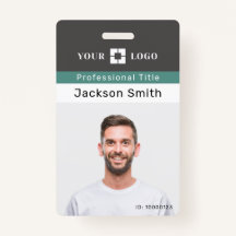 Minimivärde för foto och medarbetarmärke för namn