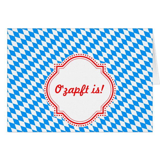 Minimivärden för Bayern Hälsningskort (Framsidan Horizontal)