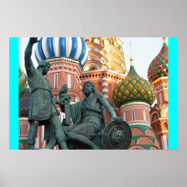 Minin och Pozharsky Poster (Framsidan)