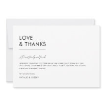 Mininimalistiskt svartvitt enkelt unikt Bröllop