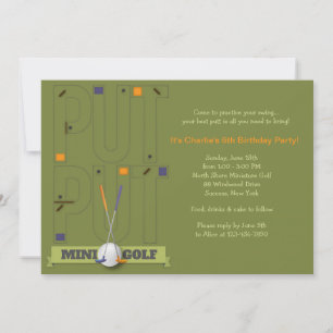 Miniors Golf-inbjudan Inbjudningar