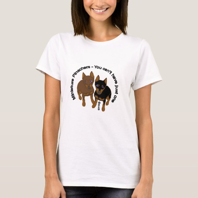 minipin1 t-shirt (Framsida)