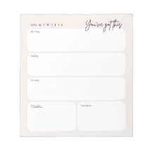 Miniräknare Daglig Planeringsblock