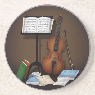 Miniscenen Cello & Music Standming Underlägg