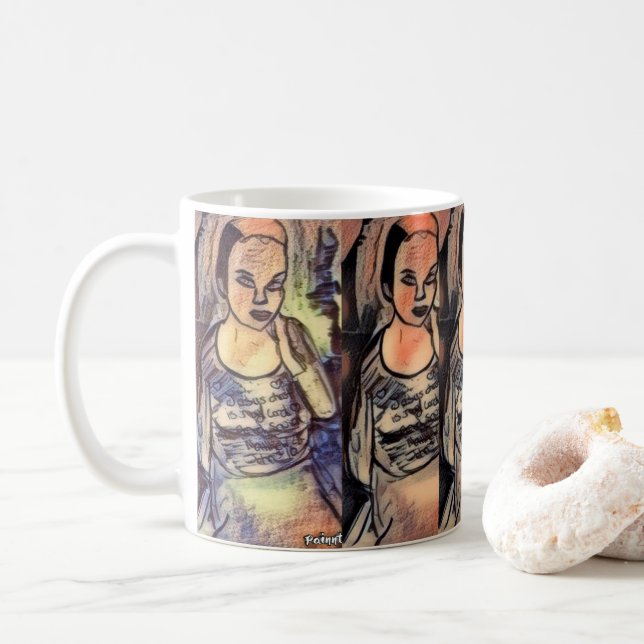 ministärsföremål, tro kaffemugg (Med munk)