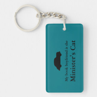 Minister   katt Keychain Nyckelring