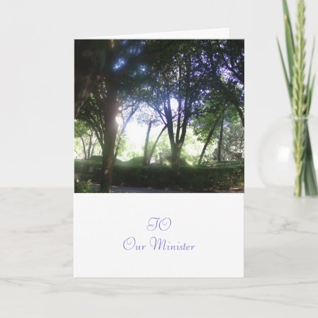 minister kort (Framsida)