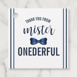 Minister Onederful Bow Tie 1a Birthday Gåvor Etiketter