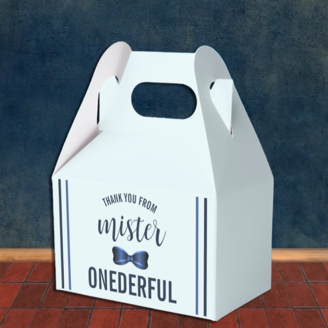 Minister Onederful Bow Tie 1a Birthday Presentaskar (Skapare uppladdad)