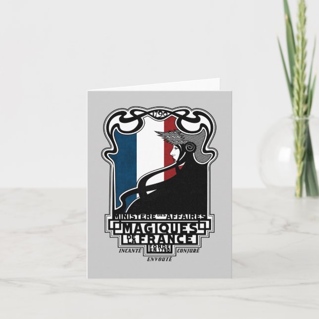 Ministère des Affaires Magiques de la Frankrike Lo Kort (Framsida)