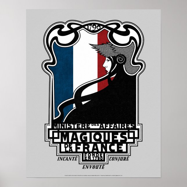 Ministère des Affaires Magiques de la Frankrike Lo Poster (Framsidan)