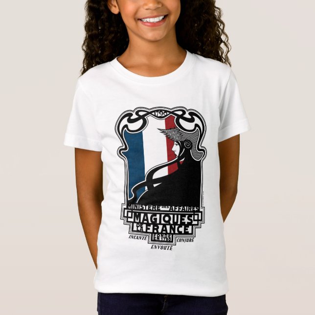 Ministère des Affaires Magiques de la Frankrike Lo T Shirt (Framsida)