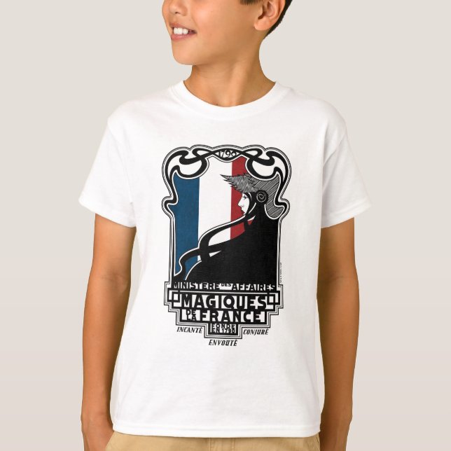 Ministère des Affaires Magiques de la Frankrike Lo T Shirt (Framsida)