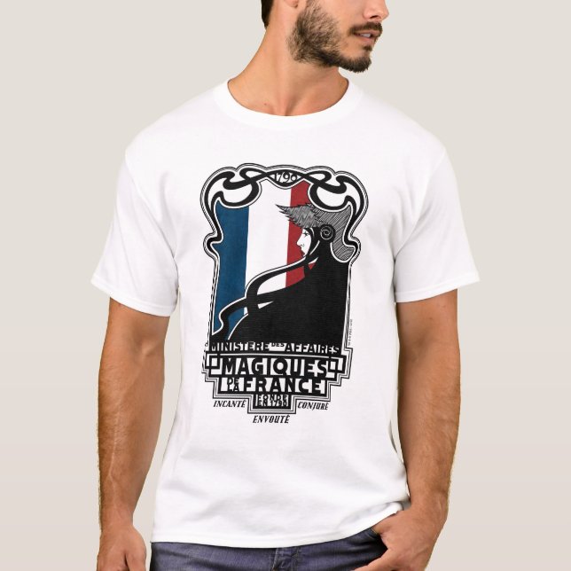Ministère des Affaires Magiques de la Frankrike Lo T Shirt (Framsida)