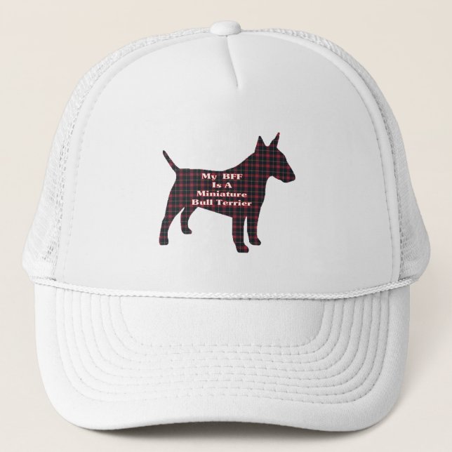Ministern Bull Terrier BFF Hat Truckerkeps (Framsida)