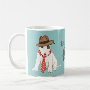 Ministern Bull Terrier Pappa Kaffemugg