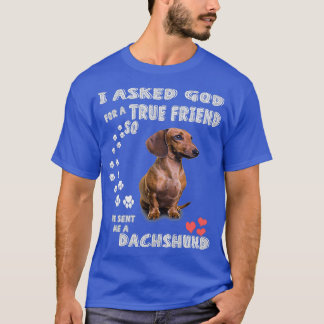 Ministern Doxie Puppy Wiener Weenie Hund Pappa T Shirt
