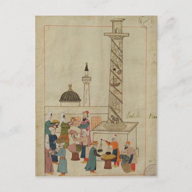 Ministern från Memorie Turchesche Vykort (Framsida)