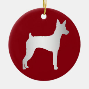 Ministern Pinscher Julgransprydnad Keramik