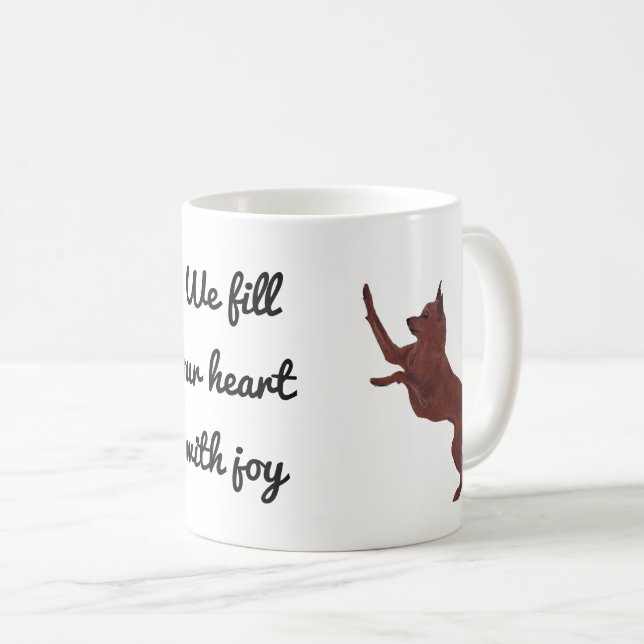 Ministern Pinscher Kaffemugg (Framsida höger)