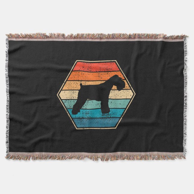 Ministern Schnauzer Hund Gift Filt (Framsidan)