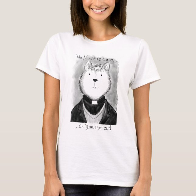 Ministerns katt! tee shirt (Framsida)