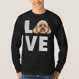 Ministratyrpoden leksak Pudel Kärlek Leksak Pudel T Shirt