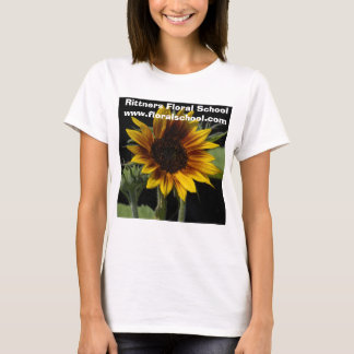 Minisunflowerlargereversed2 Rittners blommigtSc… T-shirt