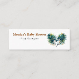 Minitarjeta De Visita Sloth & Blossoms Customizabl Mini Visitkort
