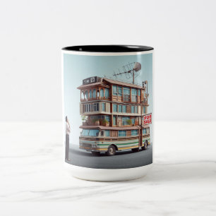 Minivan Camper Funny Coffee Mugg - Laugh Daily