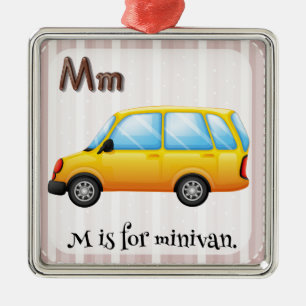 Minivan Julgransprydnad Metall