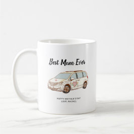 Minivan Mamma Mors dag Cute Best Mamma Kaffemugg