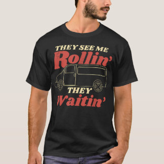 Minivan Mamma Pappa ser mig T Shirt