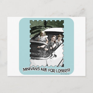 Minivans är fyra förlorare! vykort