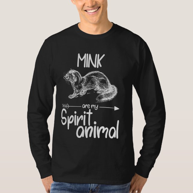 Mink, är min För manar animitirart? T Shirt (Framsida)