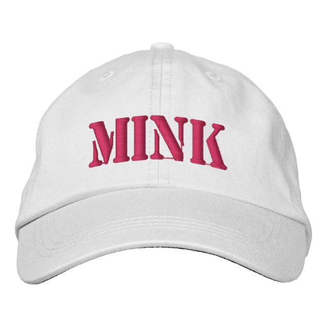 MINK BRODERAD KEPS (Framsida)