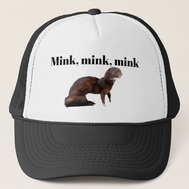 Mink, mink, mink hatt keps (Framsida)