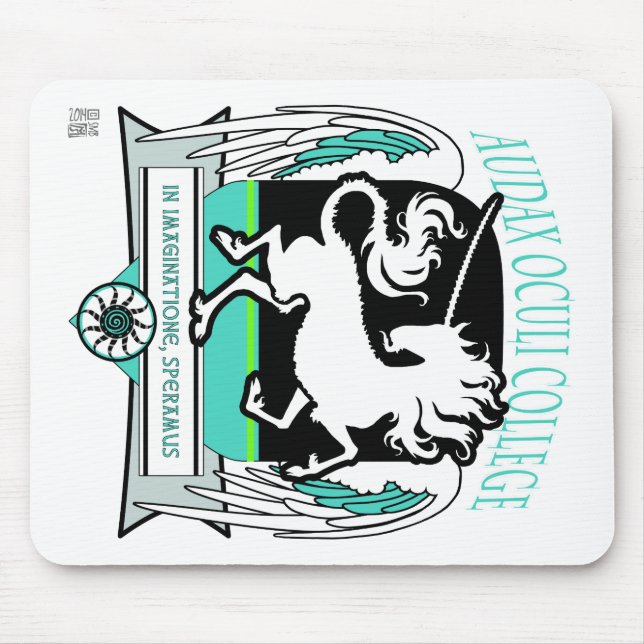 MinkMode Mousepad: Audax Oculi högskola Musmatta (Framsidan)