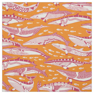 minkvalar viva magenta satsuma orange tyg