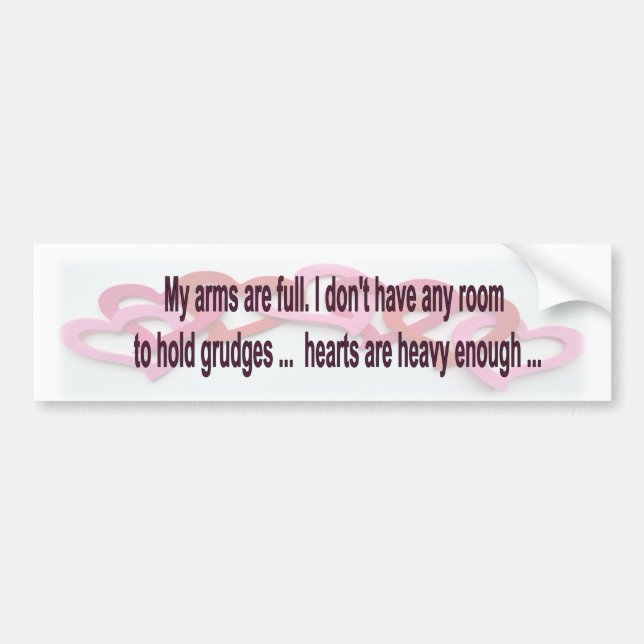 Minna armar är fulla bildekal (Framsidan)