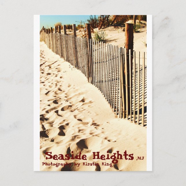 minne 1 137, Seaside Heights, Fotografering av K.. Vykort (Framsida)