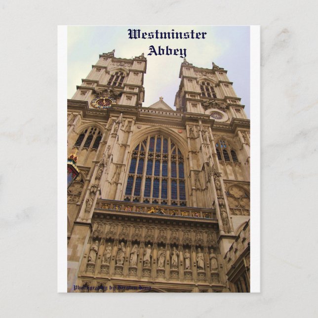 minne 2 254, Westminster Abbey, Fotografi av... Vykort (Framsida)