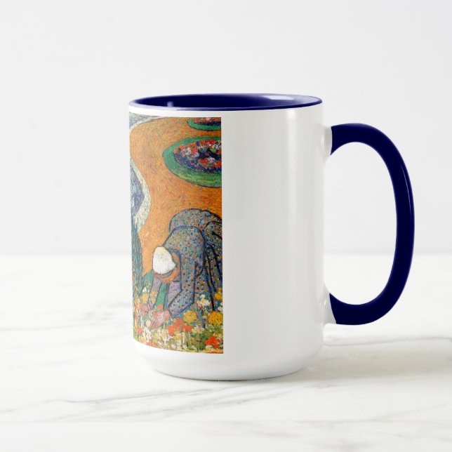 Minne av trädgården på Etten Vincent Van Gogh Mugg (Höger)