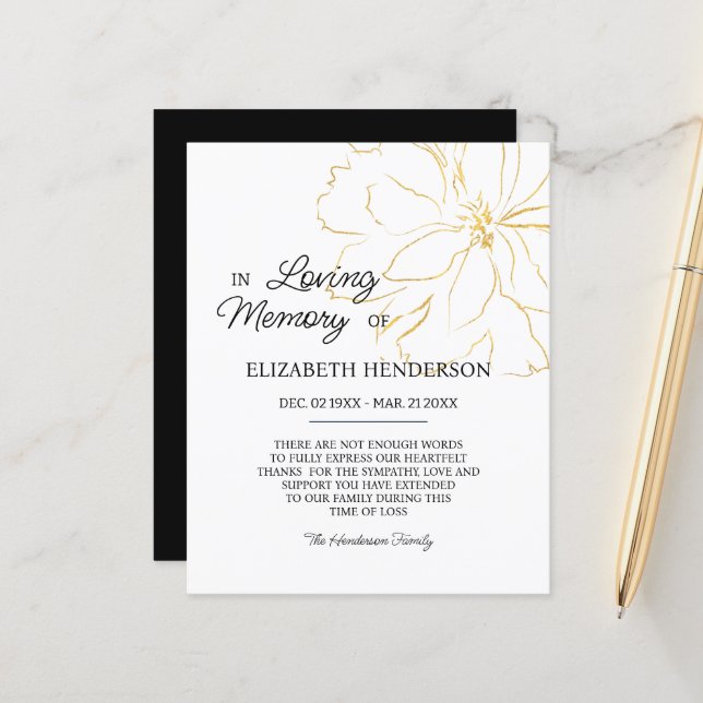 Minne för budgetsympati /Tack. (Fram/Back In Situ)