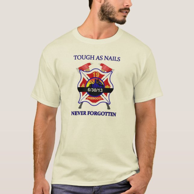 Minne för Hotshots för Arizona granitberg Tee Shirt (Framsida)